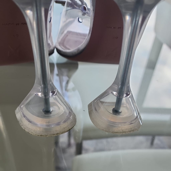 Amina Muaddi Heels Rosie PVC - Picture 7 of 7